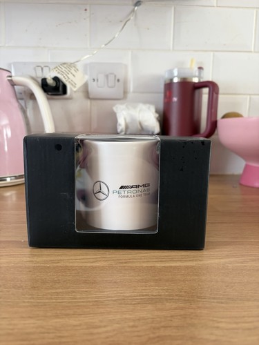 White mercedes ceramic mug - ceramic,