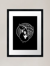 Black Robe Framed Art Print