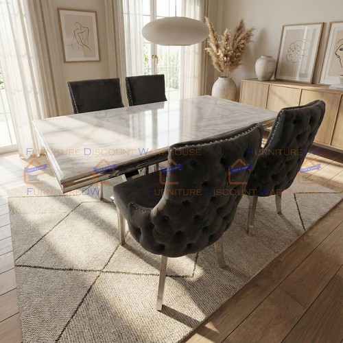 180cm chrome stand white - u,
