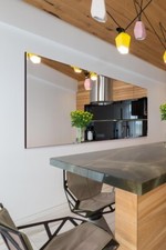 Large Wall Mirror Single 25mm Bevel All Glass 174 x 85CM 5ft9 x 2ft10