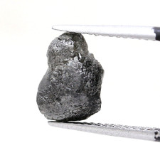 Black natural rough loose - natural,
