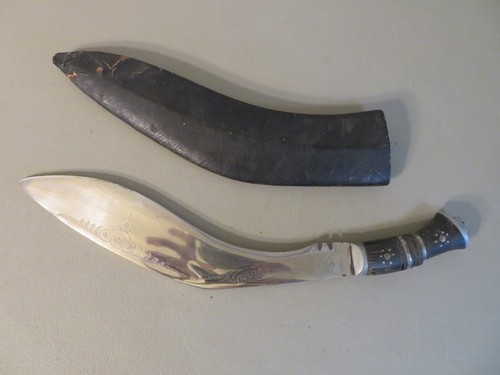 Antique indian gurkha kukri - antique,