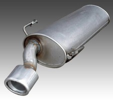 Peugeot 306 2.0 HDi  Exhaust Rear Tail box - Oval Exit