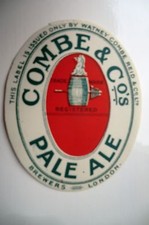 MINT WATNEY COMBE'S REID BREWERY PALE ALE PAPER BOTTLE LABEL 
