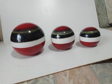 Carpet balls. three ceramic