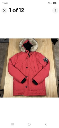 Superdry everest parka red - parka,