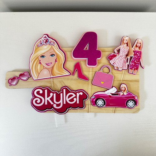 Barbie themed cake - barbie,