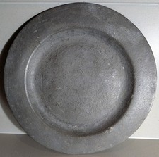 Pewter plate 9 3/4"