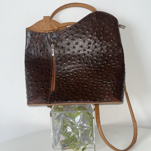 Borse pelle brown genuine - borse, pelle,