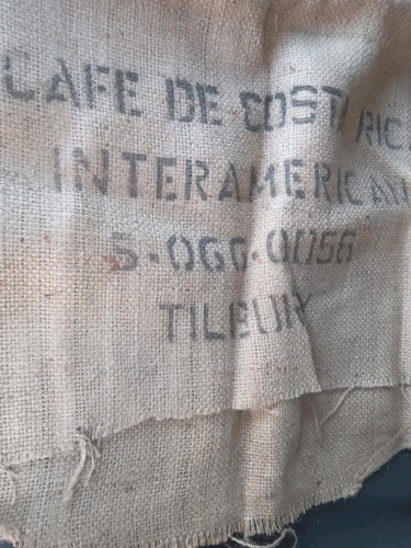 Large vintage jute hessian - large,