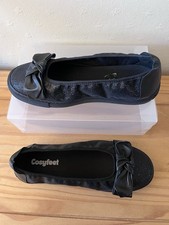 Cosyfeet Black Glittery Bow