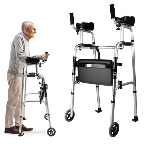 Folding walking frame - folding,