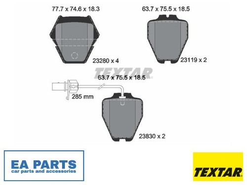 Brake pad set disc - set,,