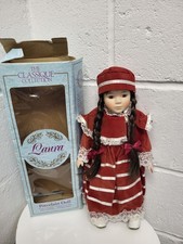 The Classique Collection Porcelain Doll Laura With Box. PS