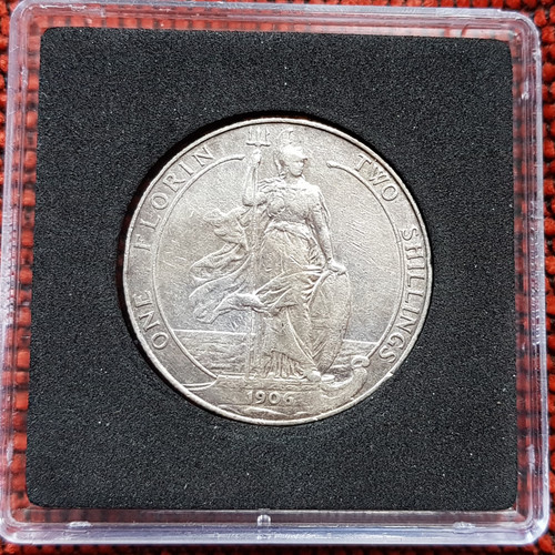 Edward vii british florin - edward,