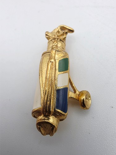 Vintage gold tone - tone, golf