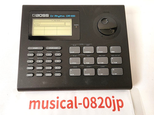 Boss 550 rhythm drum - boss, dr.