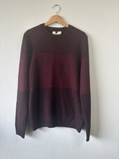 Topman Burgundy & Black Block