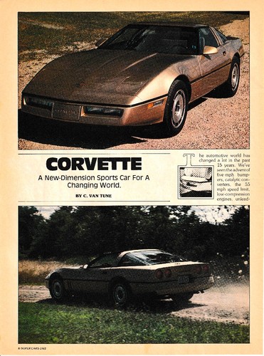 1984 chevrolet corvette - chevrolet,
