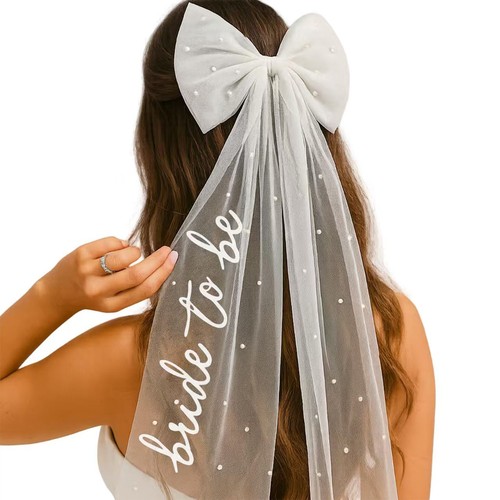 Bride veil bow with - veil,
