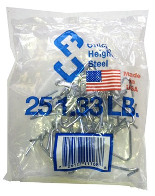 Post clips - post, 25-pk.
