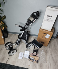 Caddytek Explorer V8 Superlite 4Wheel Golf Push Cart  & Caddytek Removable Seat 