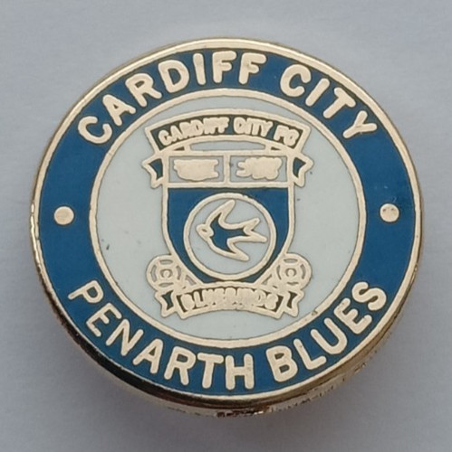Cardiff city enamel - cardiff,