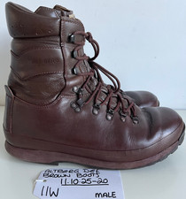 11W UK BRITISH ARMY ALTBERG Defenders Boots Men's Brown Leather 11.10.25-20