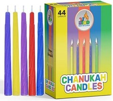 Colorful Chanukah Candles