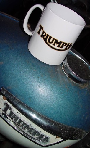 Triumph motorcycle black on - motorcycle,,