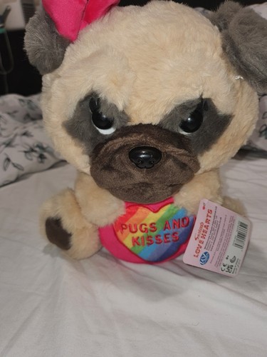 Pug realistic cuddly soft toy - pug,