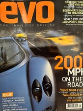 EVO Magazine - May 2003 No: 55  - 200mph - Pagani Zonda, RUF R Turbo