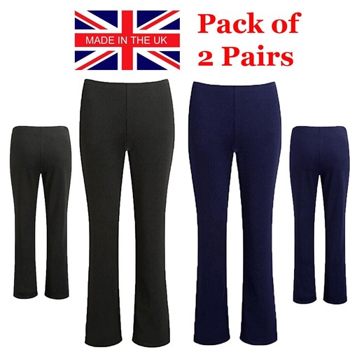 Ladies bootleg trousers womens - trousers,