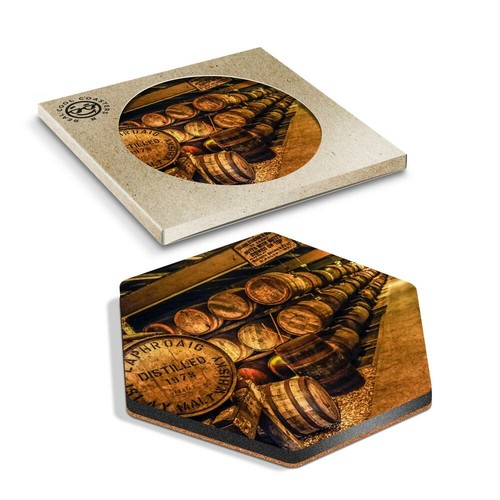 Hexagon coaster scottish - coaster,