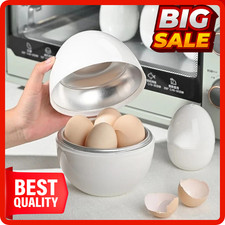 “4-Egg Microwave Egg Steamer