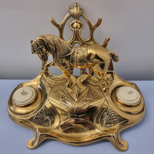 Vintage art nouveau brass - nouveau,