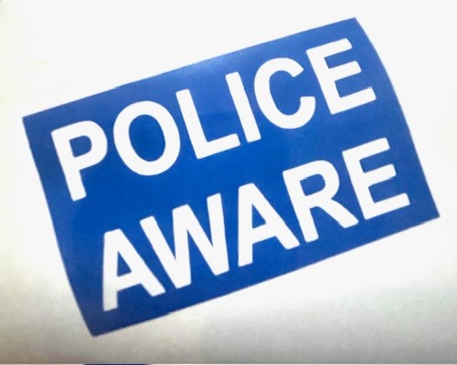 Police aware funny - funny, vinyl
