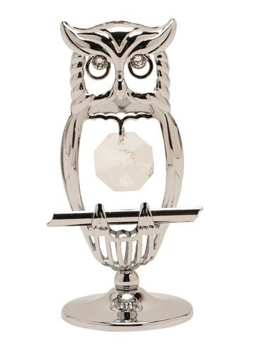 Crystocraft chrome plated owl - plated,
