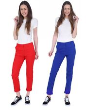 Ladies Womens Slim Fit Stretch Cotton Rich Chinos Marks & Spencer UK
