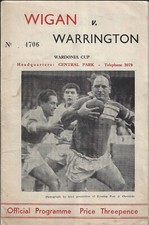 Wigan v Warrington Wardonia
