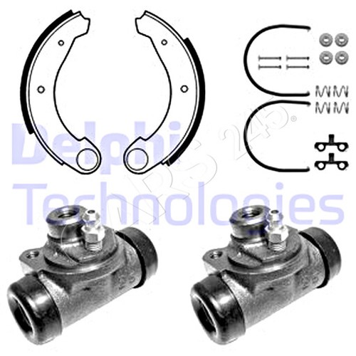 Brake shoe set delphi - brake,