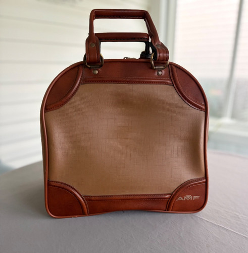 Vintage 1970s tan vinyl - tan,