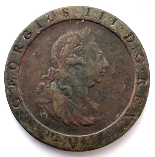 1797 george iii copper - 1797,
