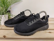 SKECHERS BLACK TRAINERS UK 4