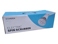 Voweek Electric Spin Scrubber VWS211 Cordless 4 Brush Heads & Extension Arm UK