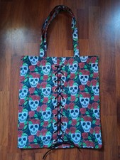 Skull And Roses Corset Tote