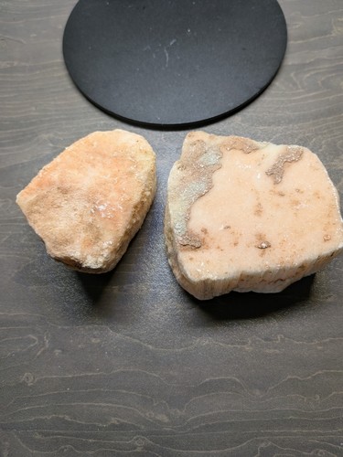 Pair natural peach white - pair, of