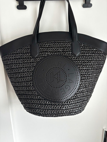 Karl lagerfeld black woven - karl,