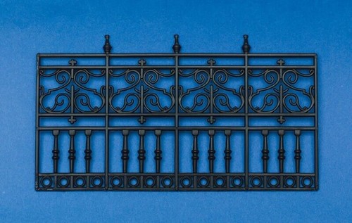 Panel ornate plastic railing - 4,