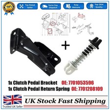 Clutch Pedal Bracket + Return Spring -7701053596- For Renault Trafic OPEL -UK-